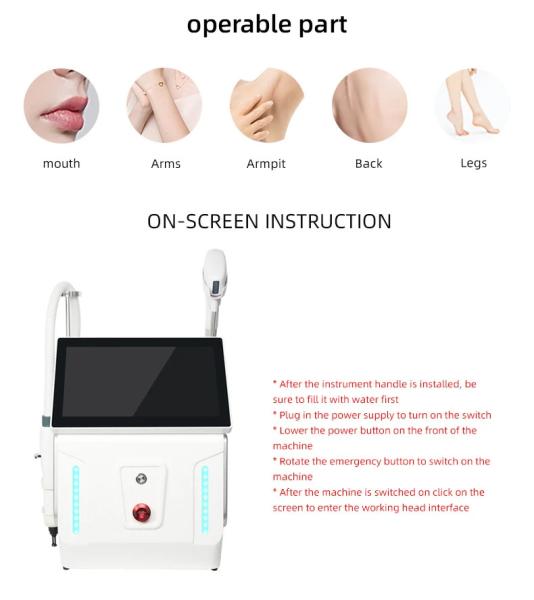 Buy cheap Professional Hair Removal With Diode Laser Hair Removal Machine Anti Puffiness from wholesalers