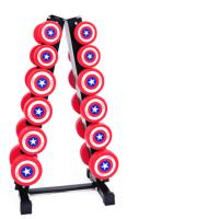 Buy cheap A-frame dumbbell rack stand for home gym fitness 6 tier weight rack for product