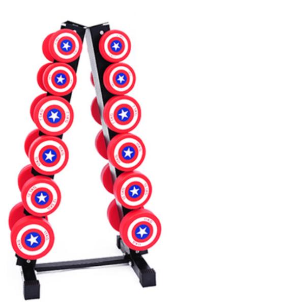 A-frame dumbbell rack stand for home gym fitness 6 tier weight rack for