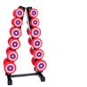 Buy cheap A-frame dumbbell rack stand for home gym fitness 6 tier weight rack for dumbbells from wholesalers