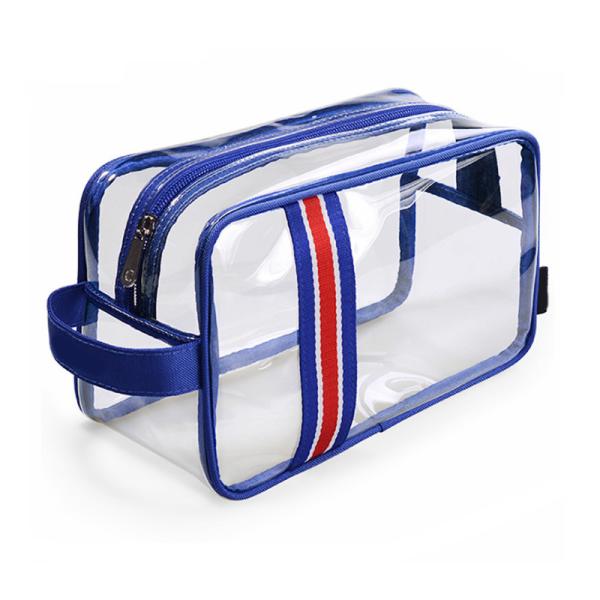 Buy cheap Custom Logo Waterproof Transparent PVC Cosmetic Bag from wholesalers