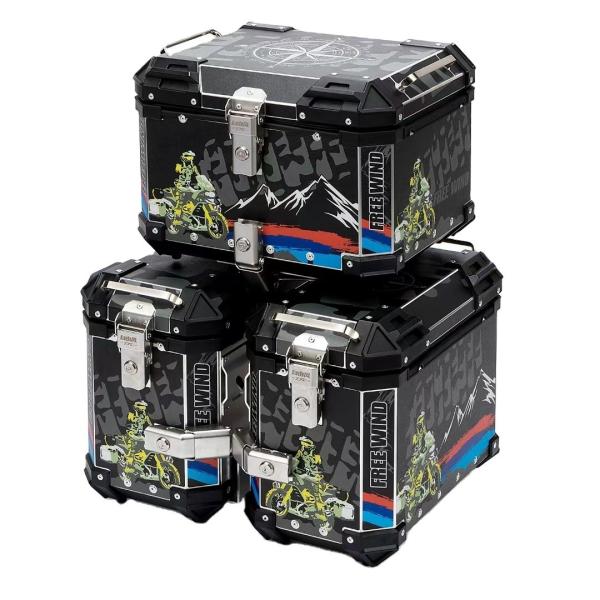 Buy cheap 36L Large Capacity Aluminum Motorcycle Rear Top Case for Scooters and Motorcycles from wholesalers