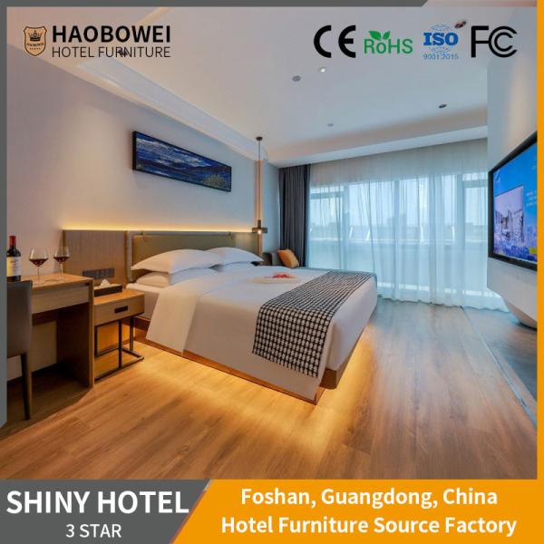 Modern Standard King Size Bedroom Furniture Set for at Foshan Resort 5 Year