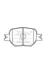 Buy cheap Toyota Corolla EX Ceramic Brake Pad D817 04465-20540 Akebono Front Brake Pads from wholesalers