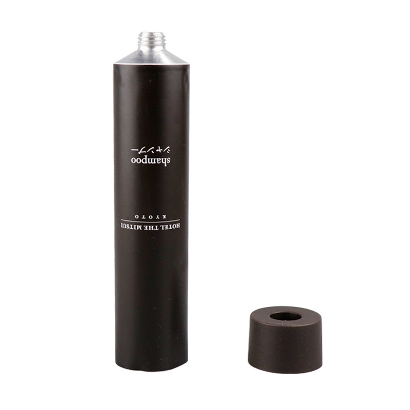 Black 5ml-400ml Aluminum Collapsible Tubes Mono Layer Five Layers 2oz Cosmetic Tubes