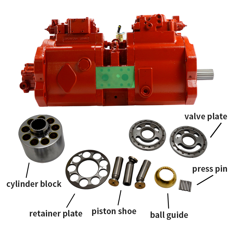 CE Excavator Hydraulic Parts Swing Motor For K3SP36C K7SP36C K3V112