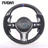 Buy cheap 2022 Custom Gloss Bmw M6 Alcantara Steering Wheel Carbon Fiber Flat Bottom from wholesalers