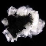 Black White Color Non Siliconized Low Melt Fibre For Hard Cotton