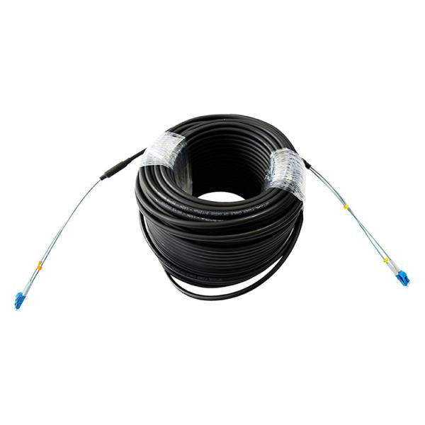 CPRI DLC Fiber Optical Patch Cord LC LC Outdoor Waterproof FTTA RRU RRH 4.8/7