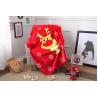 Buy cheap Christmas Flannel Screen Printed Blanket , Warm Polyester Kids Animal Blankets from wholesalers