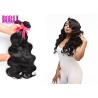 Buy cheap Natural Color Virgin Peruvian Human Hair Remy Hair Extensions Machine Double Weft from wholesalers