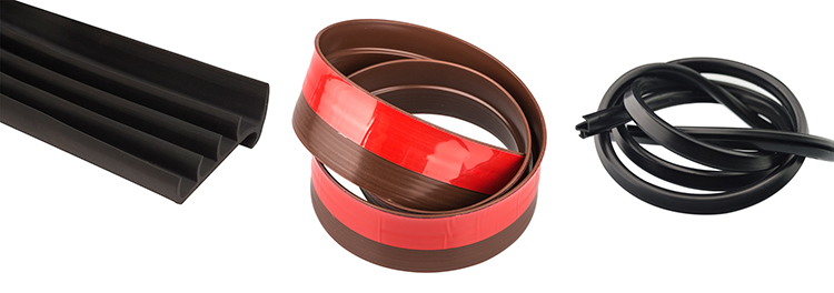 Customized TPE TPV TPR Rubber Extruded Round Solid Seal Strips Trim for Your Drawing or Samples