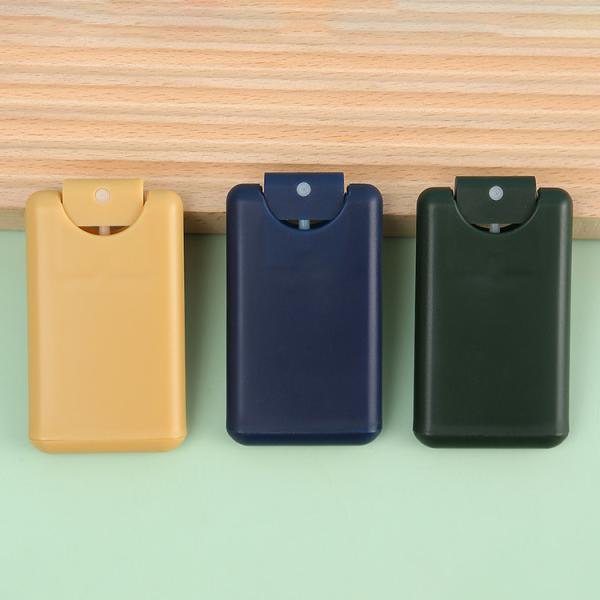 Buy cheap PP Plastic Pocket Sized 20ml White Green White Blue Yellow Empty Credit Card Perfume Bottle for Industrial Cosmetic from wholesalers