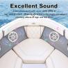 Buy cheap White 6.5 inch 2 Way Boat Stereo Speaker 120W Output Power for Marine Boats ATV UTV SxS from wholesalers