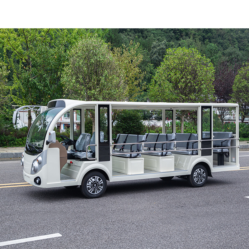 Battery Power Transmission 14 Seats Electric Vehicle Sightseeing Bus Electric Cart For Adult And Kids