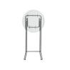 Buy cheap HDPE White Round Folding Table 29 Inches Height With 24 Inches Diameter Tabletop from wholesalers
