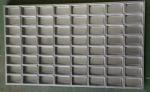 64 Cavities Large Aluminium Baking Tray NSF Jelly Bar Nonstick Snack Bar Tray