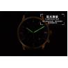 Buy cheap Fitness Stainless Steel Leather Watch Five Hands Water Proof 3 ATM from wholesalers