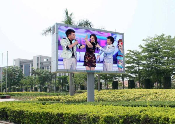 Buy cheap P10 Large LED Display Screen , Waterproof Outdoor LED Screen SMD3535 For Advertising from wholesalers