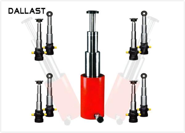 Buy cheap Single Acting Telescopic Welded Hydraulic Cylinders for Agricultural Dump Truck from wholesalers