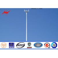 Buy cheap Steel 95 ft Mono Pole Tower Mobile Cell Phone Tower Tapered Flanged Steel Poles product