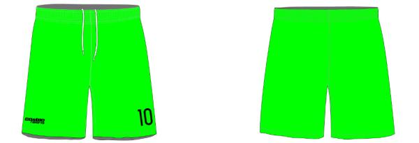 Buy cheap Breathable Soccer Team Uniforms , 76cm Body Sublimation Custom Football Shorts from wholesalers