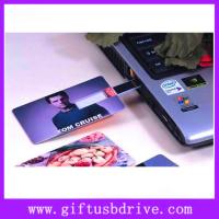 Buy cheap OEM colors printing and super thin USB card full capacity 4G,8G,16G product
