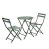 Buy cheap Full Steel Outdoor Garden Folding Table And Chairs Dining Set H73cm from wholesalers