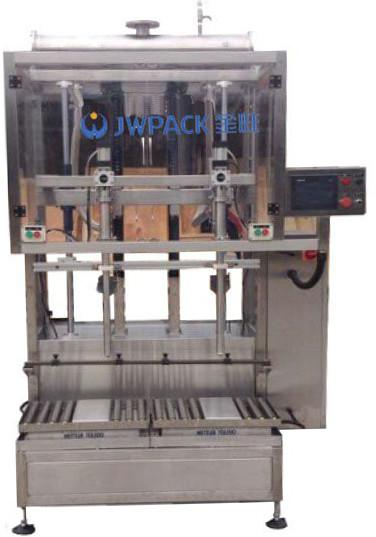Buy cheap Semi Automatic 2 Head Liquid Filling Machine 5000ml 50000ml Mettler Toldeo Weighing Scales from wholesalers