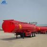 Buy cheap 50T Oil Tank Trailer 35 Cbm 3 Axles 3 Compartments Double Line Air Brakes from wholesalers