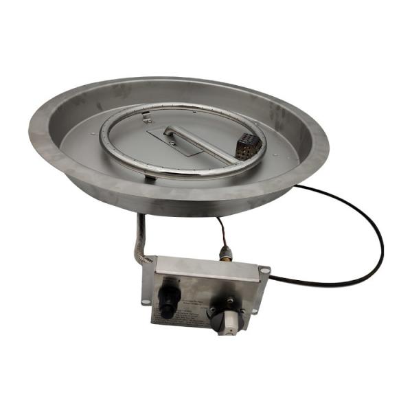 Buy cheap 20lb 36 Inch Fire Pit Pan SUS304 Gas Fireplace Burner Pan from wholesalers