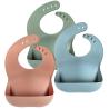 Buy cheap Bacteria Resistant Packaging Customized Silicone Baby Feeding Pinny Safe In Sterilizer from wholesalers