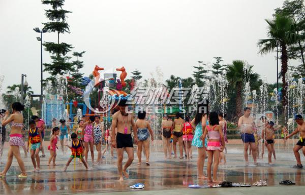 Buy cheap Funny Aqua Park Equipment Watr Spray Fountain Group , Water Pool Toys from wholesalers