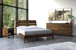 Customizable Rustic King Size Bed Modern Indoor Furnitures Environmental