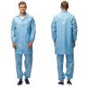Buy cheap Anti Static ESD Work Suit 98% Polyester 2% Carbon Clean Room Clothes from wholesalers
