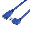 Buy cheap High Speed 5Gbps 90 Degree Right Angle Male to Female USB 3.0 Type A Extension Cable from wholesalers