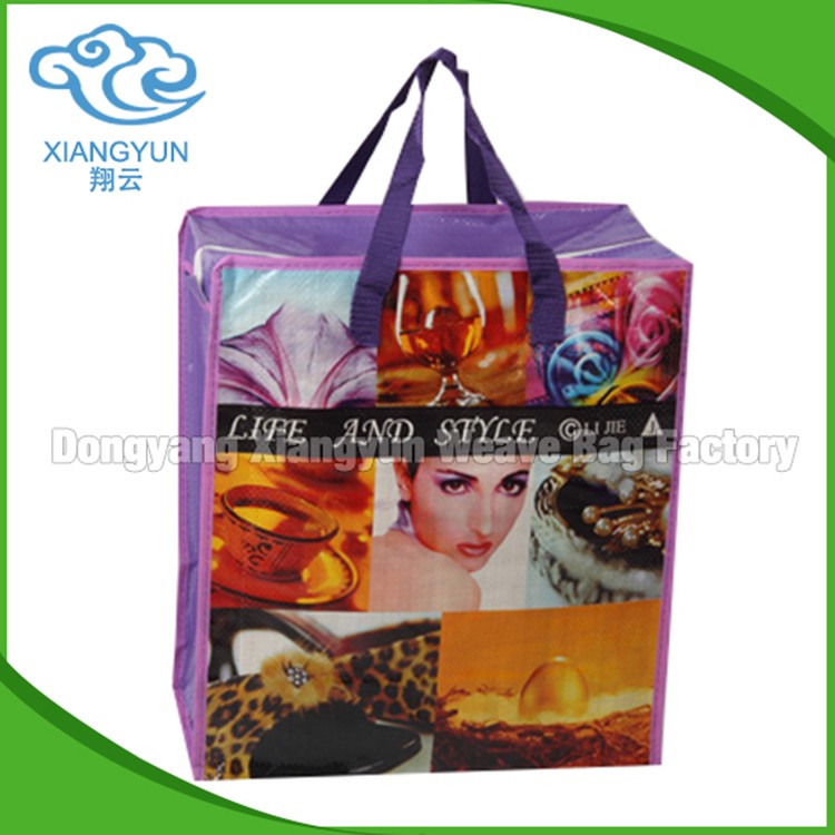 ODM Pp Woven Laminated Shopping Bag Gravure Printing Polypropylene Shopping Bags