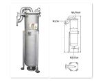 Food Beverage Stainless Steel Bag Water Filter Cartridge Housing for Water