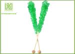 Biodegradable Wooden Lollipop Sticks With Ball Hot Stamping Logo Printed
