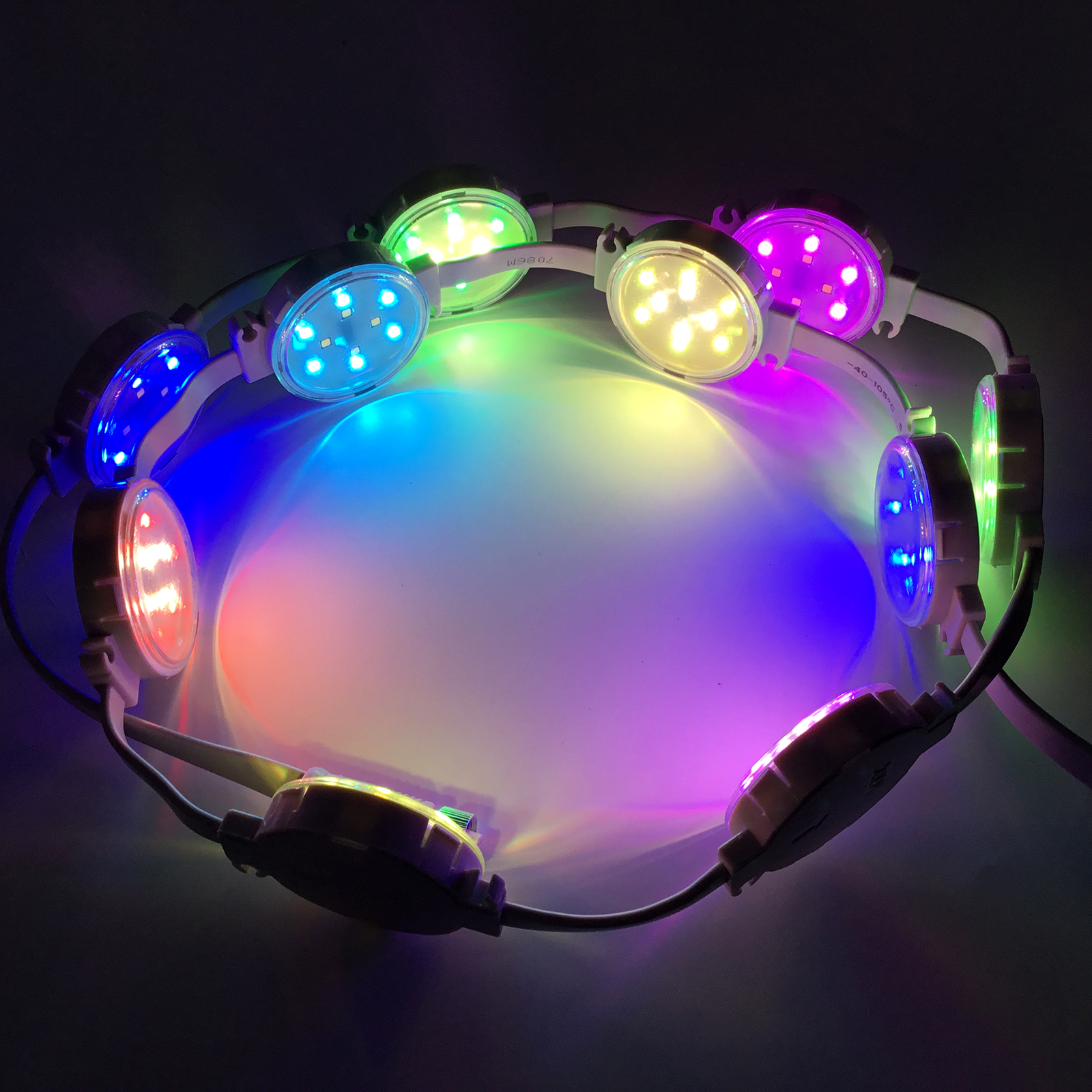 RGB Multicolor Changing LED Point Lights SMD5050 DC12V For Facade