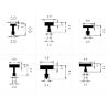 Buy cheap 3000mm Long Brass T Section , Corrosion Proof T Profile Brass from wholesalers