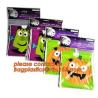 Buy cheap Plastic Halloween Treat Gift Bags Christmas Candy Bags,50pcs Halloween treat bag/ PE bag/gift bag with opp bag and heade from wholesalers
