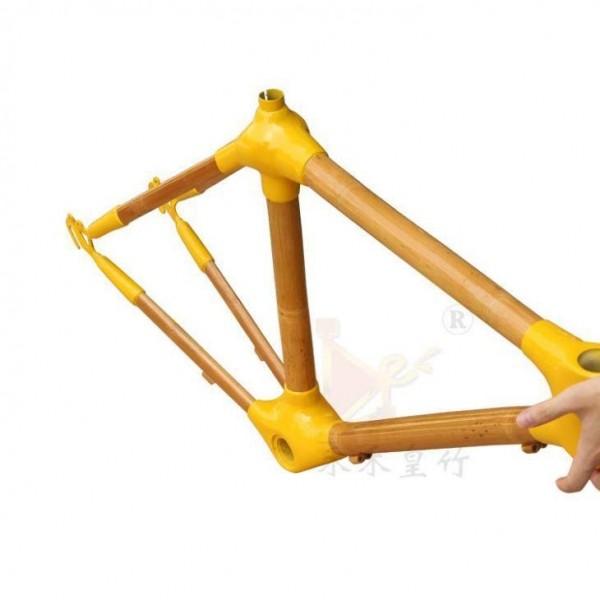 Buy cheap Yellow Electric 20 Inch Bike Bamboo Frame from wholesalers