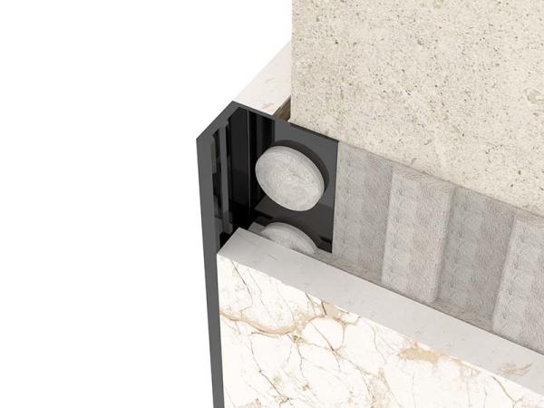 Buy cheap Bright Metal Color Stainless Steel Tile Trim 8mm Square Shape from wholesalers