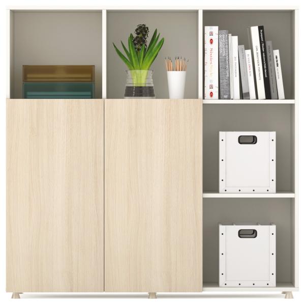 Buy cheap E1 Grade MFC Material Filing Cabinet Officeworks 1200mm 2 Doors from wholesalers