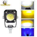 Square Style Red White Yellow Blue Flashing Universal Motorcycle LED Light