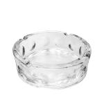 Round Shape Glass Cigarette Ashtray 144mm/5.6 Inch Diameter Fined Glass Material