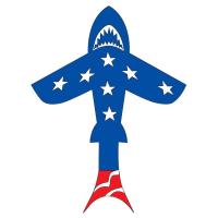 Buy cheap 130*56cm Durable Shark Kite , Children Flying Kites Nylon Or Polyester Material product