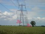 Greenfield tower for overhead transmission line project
