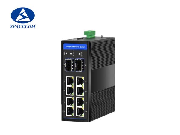 Buy cheap Fast 8 Port Industrial Poe Switch , SPACECOM 2 Sfp Port Media Converter from wholesalers